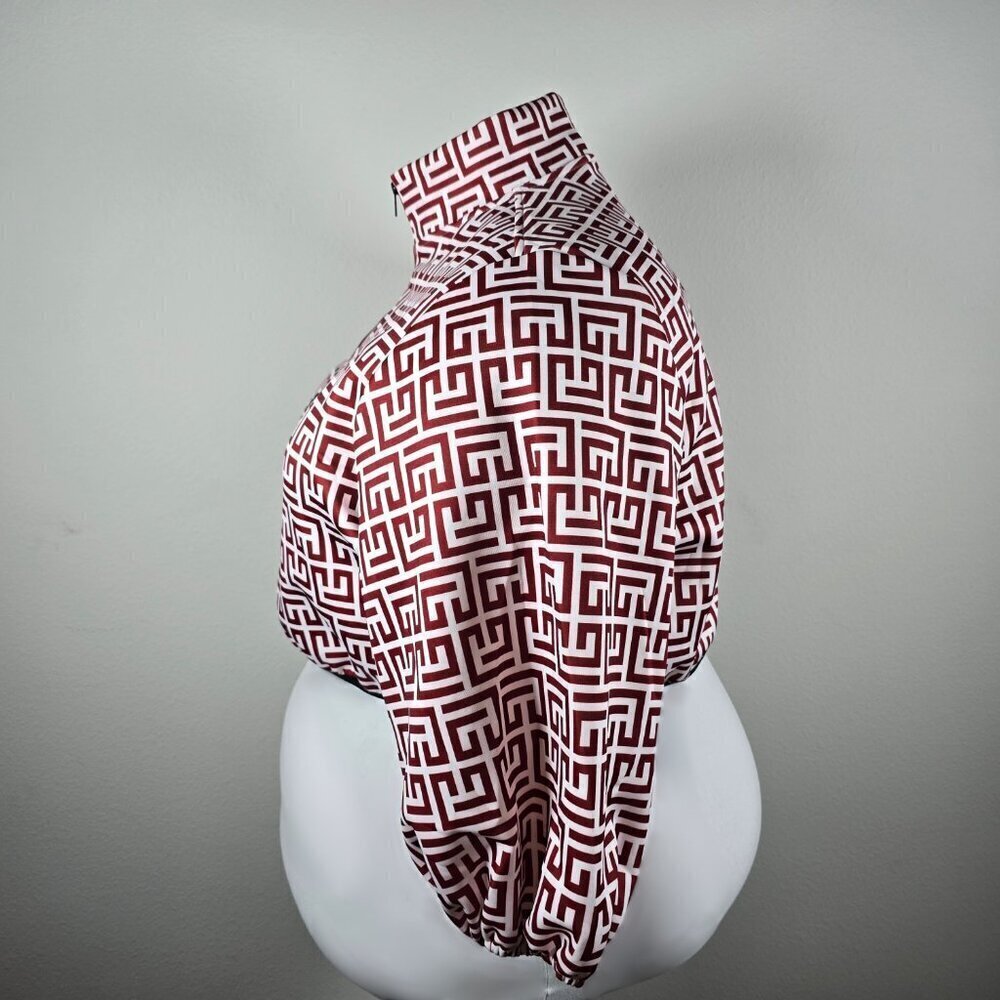 Chic Red Geometric Jacket (Nwot) - image 3